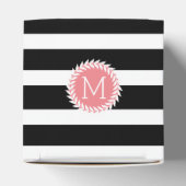 モノグラムブラック&ホワイトストライプリース フェイバーボックス (上部)