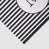 モノグラムブラック&ホワイトストライプ 薄葉紙 (詳細)