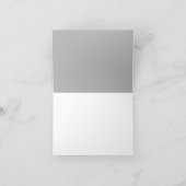 モノグラムブラック&ホワイトミュージカルストライプカード ノートカード (内部)