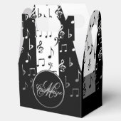 モノグラムブラック&ホワイトミュージカルストライプズゲーブルボックス フェイバーボックス (オープン)