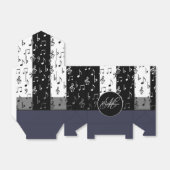 モノグラムブラック&ホワイトミュージカルストライプズテントボックス2 フェイバーボックス (折り畳みなし)