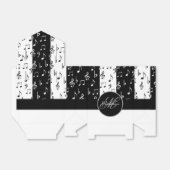 モノグラムブラック&ホワイトミュージカルストライプテントボックス フェイバーボックス (折り畳みなし)