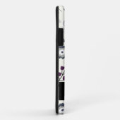 モノグラムブラック&ホワイト抽象芸術図形 Case-Mate iPhoneケース (裏面/右)