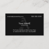 モノグラムブラック 名刺 (正面)