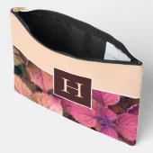 モノグラムブルガンディクリー離れム アクセサリーポーチ (見開き)