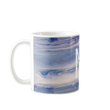 モノグラムブルーとホワイト