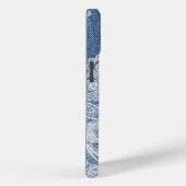 モノグラムブルージャンデニムiPhone / iPadケース Case-Mate iPhoneケース (裏面 / 右)