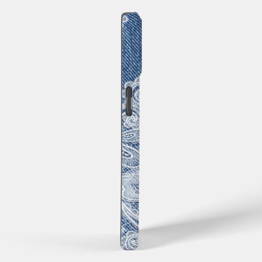 モノグラムブルージャンデニムiPhone / iPadケース Case-Mate iPhoneケース (裏面 / 右)