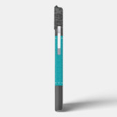 モノグラムブルーストライプグレーダマスクiPadエアケース Case-Mate iPhoneケース (裏面 / 左)