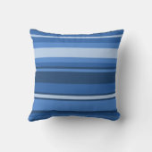 モノグラムブルーストライプ クッション (裏面)