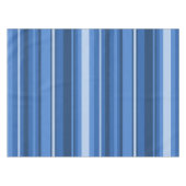 モノグラムブルーストライプ テーブルクロス (正面(横))
