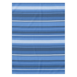 モノグラムブルーストライプ テーブルクロス