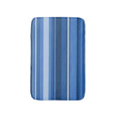 モノグラムブルーストライプ バスマット (正面縦)