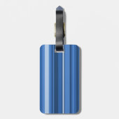 モノグラムブルーストライプ ラゲッジタグ (裏面縦)