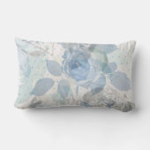 モノグラムブルーバラ ランバークッション (裏面)