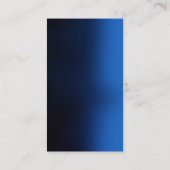 モノグラムブルーホワイト名刺 名刺 (裏面)