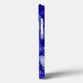 モノグラムブルー抽象芸術アーカッコいいト Case-Mate iPhoneケース (裏面 / 左)