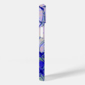 モノグラムブルー抽象芸術アーカッコいいト Case-Mate iPhoneケース (裏面 / 右)