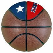 モノグラムブルー、レッド、グレー バスケットボール (右)