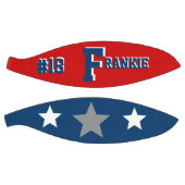 モノグラムブルー、レッド、グレー バスケットボール (パネル)