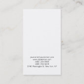 モノグラムプレーンシンプルコンサルタント名刺 名刺 (裏面)