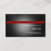 モノグラムプロフェッショナルコンサルタント名刺 名刺 (裏面)