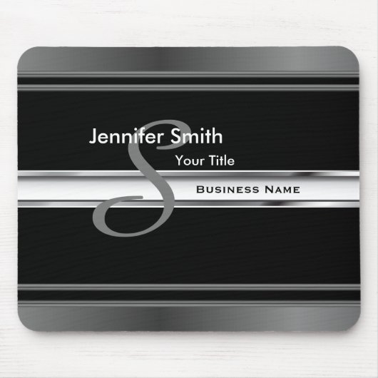 モノグラムプロフェッショナルデザイン マウスパッド (正面)