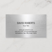 モノグラムプロフェッショナル建築補修金属 名刺 (裏面)