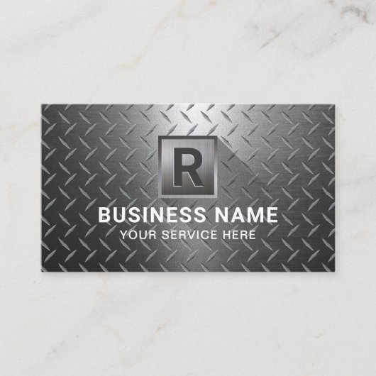 モノグラムプロフェッショナル建築補修金属 名刺 (正面)