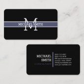 モノグラムプロフェッショナル独立水平線 名刺 (正面/裏面)