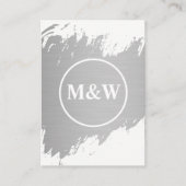 モノグラムプロフェッショナル エレガント 名刺 (正面)