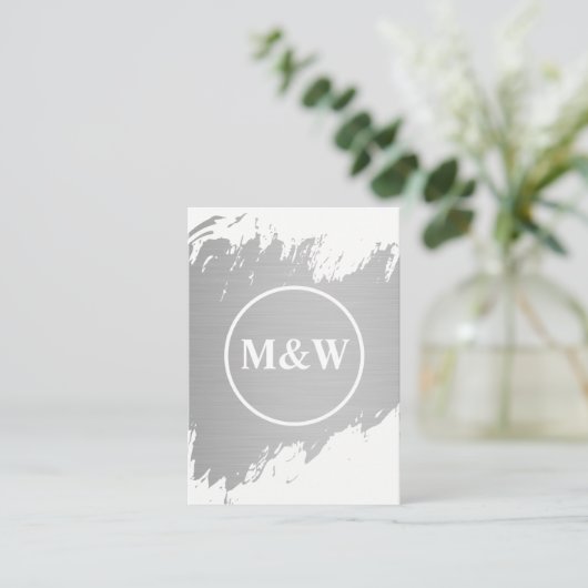 モノグラムプロフェッショナル エレガント 名刺 (スタンド正面)