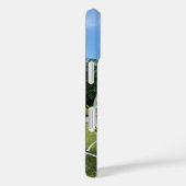 モノグラムヘリコプター写真 クールでスタイリッシュな航空 Case-Mate iPhoneケース (裏面 / 右)