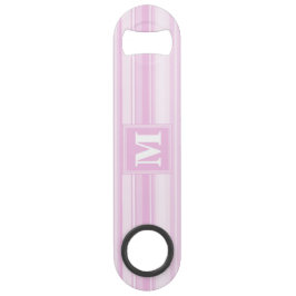 モノグラムベビーピンクストライプ色 スピード栓抜き