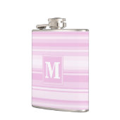 モノグラムベビーピンクストライプ色 フラスク (左)