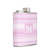 モノグラムベビーピンクストライプ色 フラスク (右)