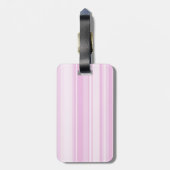 モノグラムベビーピンクストライプ色 ラゲッジタグ (裏面縦)