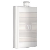 モノグラムベージュストライプ フラスク (右)