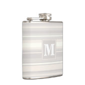 モノグラムベージュストライプ フラスク (右)