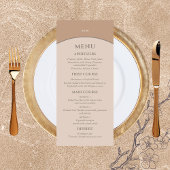 モノグラムベージュピンクミニマリスト結婚ジャパンディ メニュー