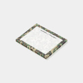 モノグラムベージュ、タン、ブラウン、グリーン、グレーカモフラージュ ポストイット (アングル)