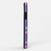 モノグラムペリウィンクルフローラレトロパターン Case-Mate iPhoneケース (裏面/右)