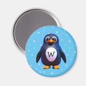 モノグラムペンギン マグネット (正面/裏面)