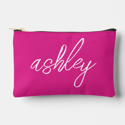 モノグラムホットピンク化粧料/アクセサリメイクアップバッグ アクセサリーポーチ (正面)