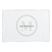 モノグラムホテルゲスト　洗練された個性 枕カバー (正面右)