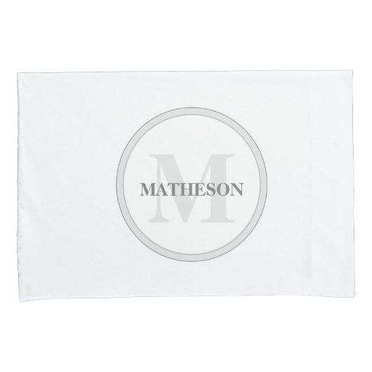 モノグラムホテルゲスト 洗練された個性 枕カバー (正面右)