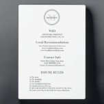 モノグラムホテルゲストWifiとルールホスピタリティ フォトプラーク<br><div class="desc">Monogram Hotel Guest Wifiとルールホスピタリティプラークを使用して、ホテルやホスピタリティの施設でのゲスト体験を向上させる。このカスタマイズ可能なプラークは、インターネットwifiネットワークとパスワード、地域の推奨事項、情報、家の規則などの重要な情報を提供するゲストのためのクイックレファレンスガイドとして機能しま連絡す。洗練されたモノグラムを一番上にデザインされた私たちのプラークは、あなたの設立に優雅さとプロフェッショナリズムのtouchを追加する。デザインに自分のモノグラムやロゴを組み込むことで、詳細に対する品質と注意に対するコミットメントを示すブランドと結束のある外観を作成する。プラークは、ゲストのための便利でアクセス可能なリソースとして機能し、彼らは簡単にWiFiネットワークに接続し、滞在中にインターネットにアクセスすることができる。また、地元の推奨事項や近与えくの観光スポット、レストラン、サービスに関するゲストの貴重な洞察を提供する。また、プラークには情報が含ま連絡れ、お客様が問い合わせやリクエストを受け取ってスタッフに連絡を取ることができるようにする。プラークにハウスルールを組み込むことで、お客澄ん様への期待を高め、調和のとれた敬意を持った環境を提供する。この救済ことで、お客さま前向き全員が楽しく過ごせるよう工夫した。当社の簡単から使用するテンプレートを使用しカスタマイズて、あなたの特定の情報とプラークを可能にし、あなたのホテルのブランディングとスタイルと一致することを保証する。プラッ感じクのプロフェッショナルはゲストの全体的な体験を高め離れ、その印象は永続的であり、あなたの設立の成功に貢献する。Invest in our Monogram Hotel Guest Wifi and Rulesホスピタリティプラークお客様に便利で参考になるスタイリッシュためのプラン。モノグラムデザインは、提供される重要な情報と組み合わせて、優れたホスピタリティへのコミットメントを反映した歓迎され効率的な環境を作成する。</div>