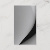 モノグラムホワイトブラックグレープレーン名刺 名刺 (裏面)