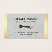 モノグラムホワイトレザー金ゴールドラックストリム (裏面)