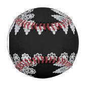 モノグラムホワイトレース 野球ボール (正面)